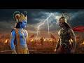 Mahabharat In Animation Karna Vs Krishna