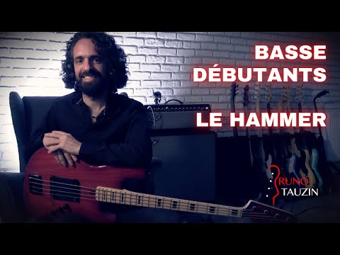 La Technique du Hammer 🎸Je Débute la Basse - Cours 7