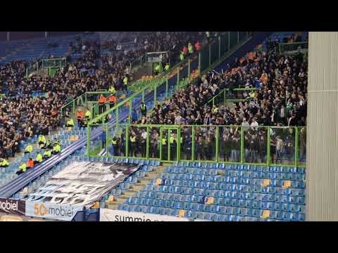 PEC Zwolle supporters in GelreDome in Arnhem in the match vs Vitesse 27.10.2023