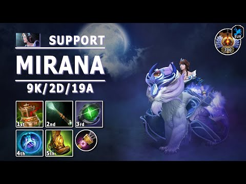 Mirana Soft Support | 7.31b | Pos 4 Mirana Guide | Dota 2 Immortal Gameplay