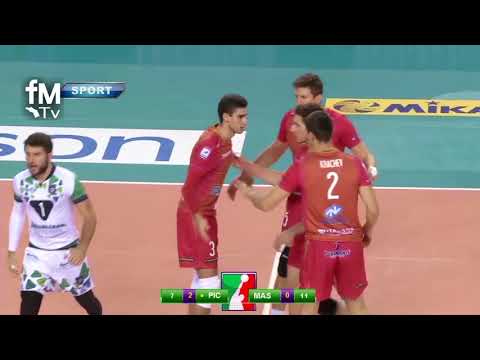 Volley A2: vittoria per 3-1 della GoldenPlast Potenza Picena contro l'Acqua Fonteviva Massa