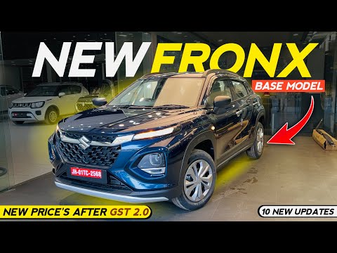 Maruti Suzuki Fronx 2026 New Updated Sigma Base Model Review GST Price Features Mileage All Details 