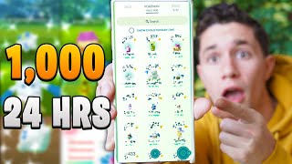 I Caught 1,000 Pokémon in 24 Hours and THIS is What I Got!