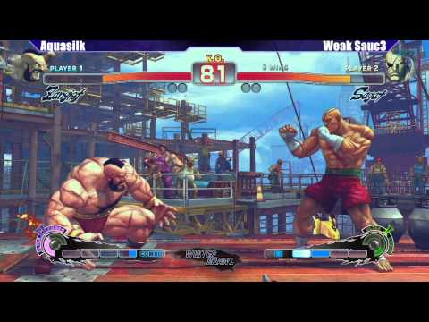 SSF4 AE 2012 Top 16 Aquasilk vs WeakSauce - WB6 Road to Evo 2012