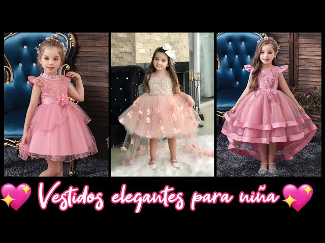 Vídeo relacionado con Generisch Categoría de producto Vestidos para niñas - Elegante vestido de verano con mangas aleteo para niños pequeños elástico cómodo Ropa diaria con sandalias ideal para el tiempo de juego, café, 3