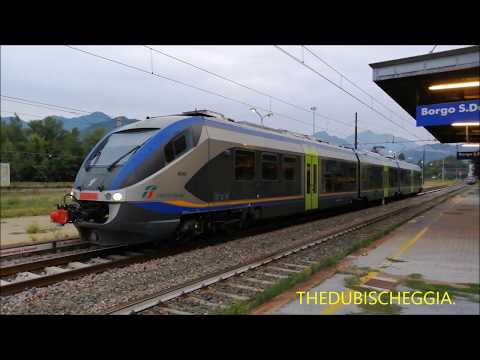 LA PARTENZA DEL MINUETTO E. DALLA STAZIONE DI BORGO S. DALMAZZO (CN) VEN. 30 - 8 - 2019