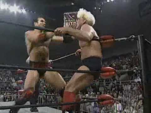 (6.2.1997) Road to GAB '97 Part 14 - Ric Flair vs. Scott Hall with Syxx Pt. 1