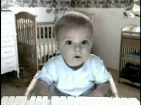 Still frame from Baby (E*Trade, 2008)