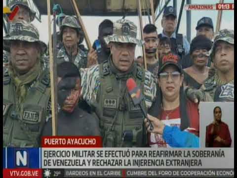 #EnVideo📹| En el municipio Atures, estado Amazonas, se ejecutó un despliegue de fuerzas y medios ...