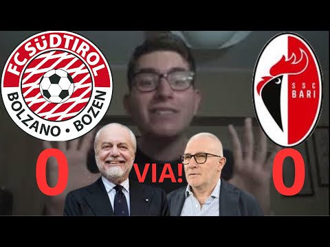 SUDTIROL BARI 0-0: COSTERNATO, SERIE C VICINA!