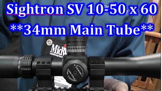 Video: Sightron SVSSED 10-50x60 34mm Target Dot .1 MOA Matt