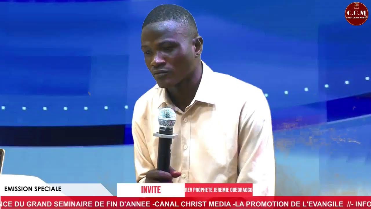EMISSION SPECIALE AVEC EV PROPHETE JEREMIE POUR L'ANNONCE DU GRAND SEMINAIRE DE FIN D'ANNEE