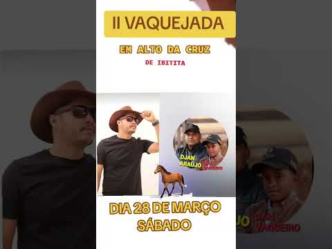 SÁBADO DIA 28 DE MARÇO EM ALTO DA CRUZ DE IBITITÁ BAHIA GRANDE VAQUEJADA