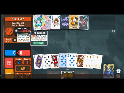 Ghost deck with Yorick making a late entry - Balatro