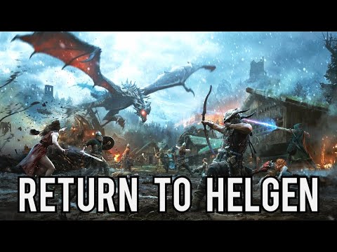 SKYRIM Return To Helgen Mod 🔥 Epic Quest Mod Rebuild Helgen and Become Emperor of Skyrim XBOX 2022