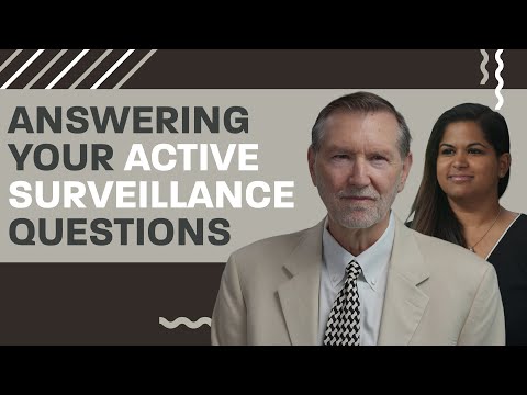 Answering Your #ProstateCancer Active Surveillance Questions | #MarkScholzMD #AlexScholz #PCRI