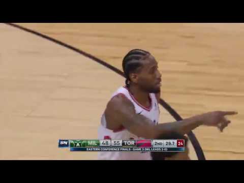 Raptors Highlights: Leonard Ankle Breaker and Three - May 19, 2019
