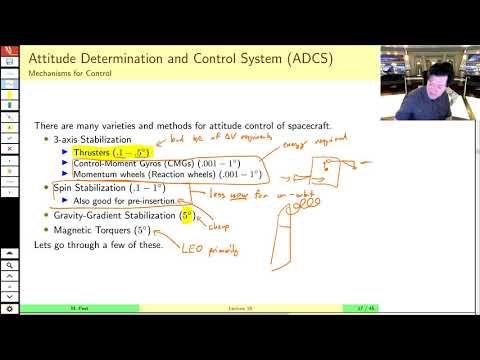 AEE462 Lecture15b - Attitude Determination and Control Systems (ADCS)