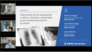 Webinar. Valoración de exposición a sílice cristalina respirable y sus consecuencias en la salud