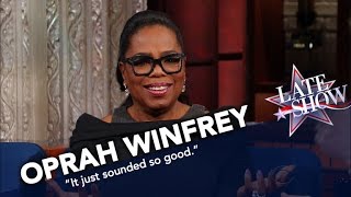 Oprah Helps Stephen Make Anything Exciting