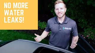 How to Stop a Sunroof Leak - Sunroof Drain Cleaning