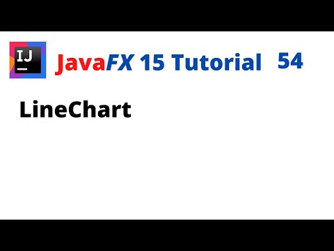 JavaFX 15 Tutorial 54 - LineChart