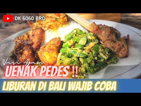 REVISÃO KULINER!! ️Kuliner Wajib Buat yang Liburan em Bali | Nasi Ayam Legendaris Bu Oki Jimbaran