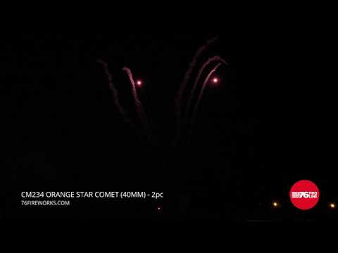CM234 Orange Star Comet - 40mm