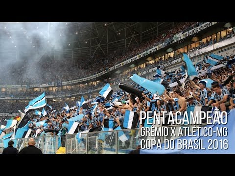 "Grêmio 1 x 1 Atlético-MG - Copa do Brasil 2016 Final - Vamo vamo Chape" Barra: Geral do Grêmio • Club: Grêmio