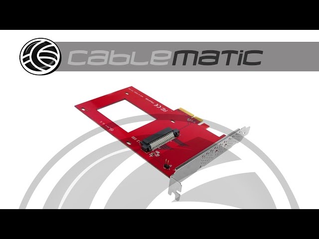 Vídeo relacionado con Xiwai U.2 U2 SFF-8639 a Slimline SFF-8654 4i NVME PCIe SSD Cable para placa base SSD 750 p3600 p3700 M.2
