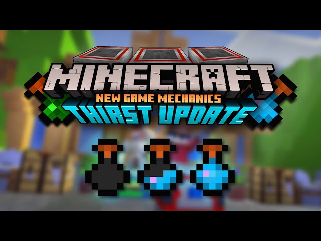 Thirst & Drinks | Thirst Water datapack 1.20.4+ Minecraft Data Pack
