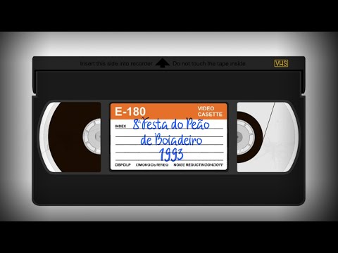 Acervo de VHS - 8ª Festa do Peão de Boiadeiro 1993