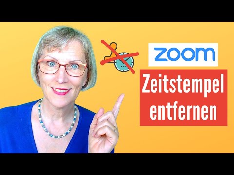 Zoom Meeting aufnehmen - ohne/mit Datum & Zeit