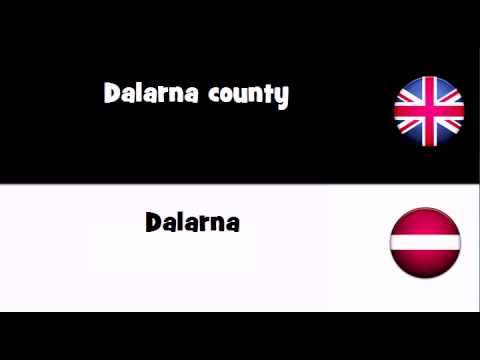 Say it in 20 languages # Dalarna county