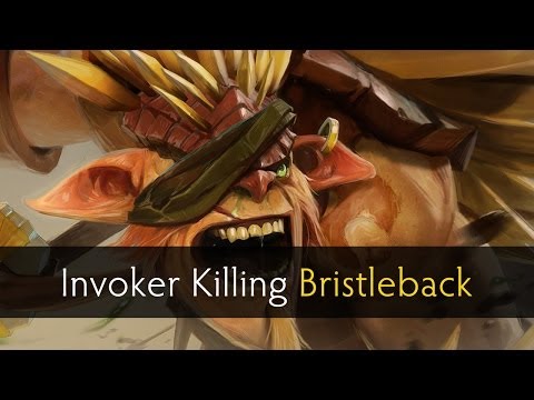 Dota 2 Invoker Killing Bristleback