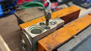 T1N Sprinter Expansion Valve Replacement, Vacuum and Final Test