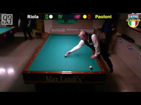 Paoloni vs Riola - Sedicesimi Gara Libera Territoriale CSB Club 93 Roma - 3/11 Marzo 2018