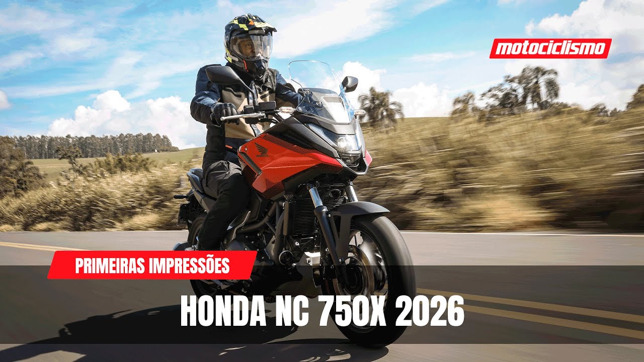 Primeiras impressões da nova Honda NC 750X 2026