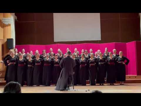 Corala de fete ,,Ciprian Porumbescu'' - Sârba-n Căruță (Olimpiada Națională Corală, Bacău 2023)