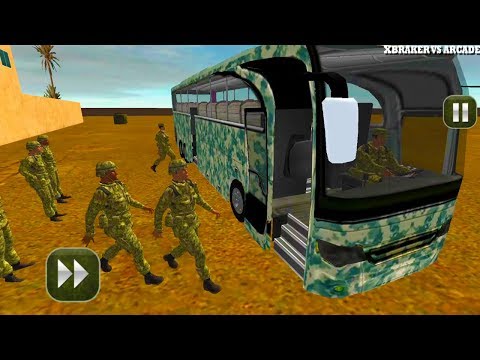 Army Bus Driving 2017 - Military Coach Transporter New Bus Unlocked Android Gameplay