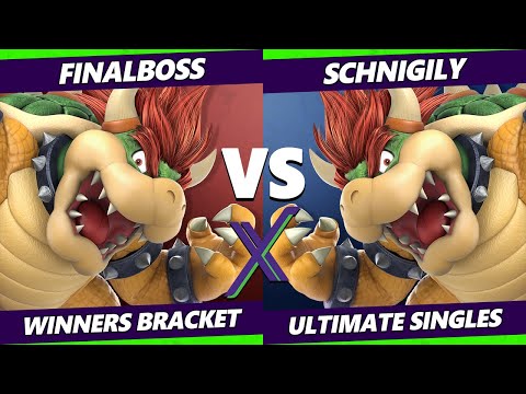 S@X 422 - FinaLBoss (Bowser) Vs. Schnigily (Bowser) Smash Ultimate - SSBU