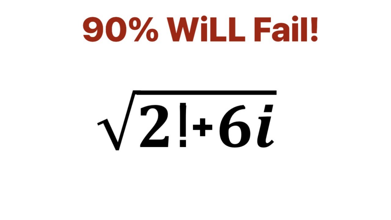 A Wonderful Math Problem. Complex Numbers.