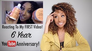 Reacting To My FIRST Video - 6 Year YouTube Anniversary! | BiancaReneeToday