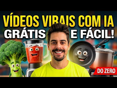 Como criar VÍDEOS VIRAIS de ALIMENTOS E OBJETOS FALANTES