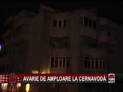 AVARIE DE AMPLOARE LA CERNAVODĂ