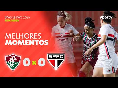 Gols e lances de Fluminense x São Paulo