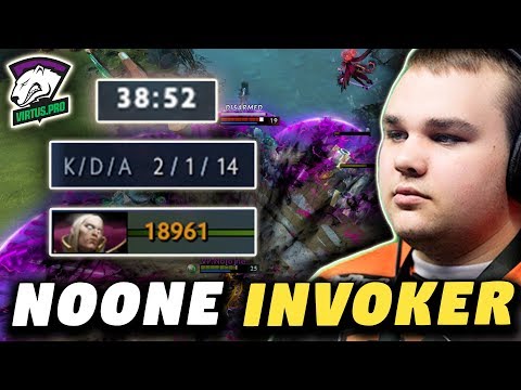PERFECT Invoker Gameplay By Noone - VP vs Mineski Game 1 Low Bracket The International 2018