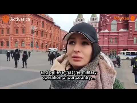 Arrests at an anti-war demonstration in Moscow (03/13/2022) - EN subs