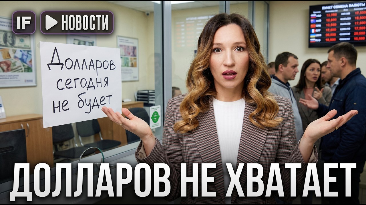 В БАНКАХ НЕТ ДОЛЛАРОВ? Почему слабеет рубль?