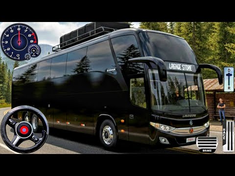 Real Offroad Mountain Bus Simulator 3D - Bus Games 2025 - Bus Game Andriod Gameplay